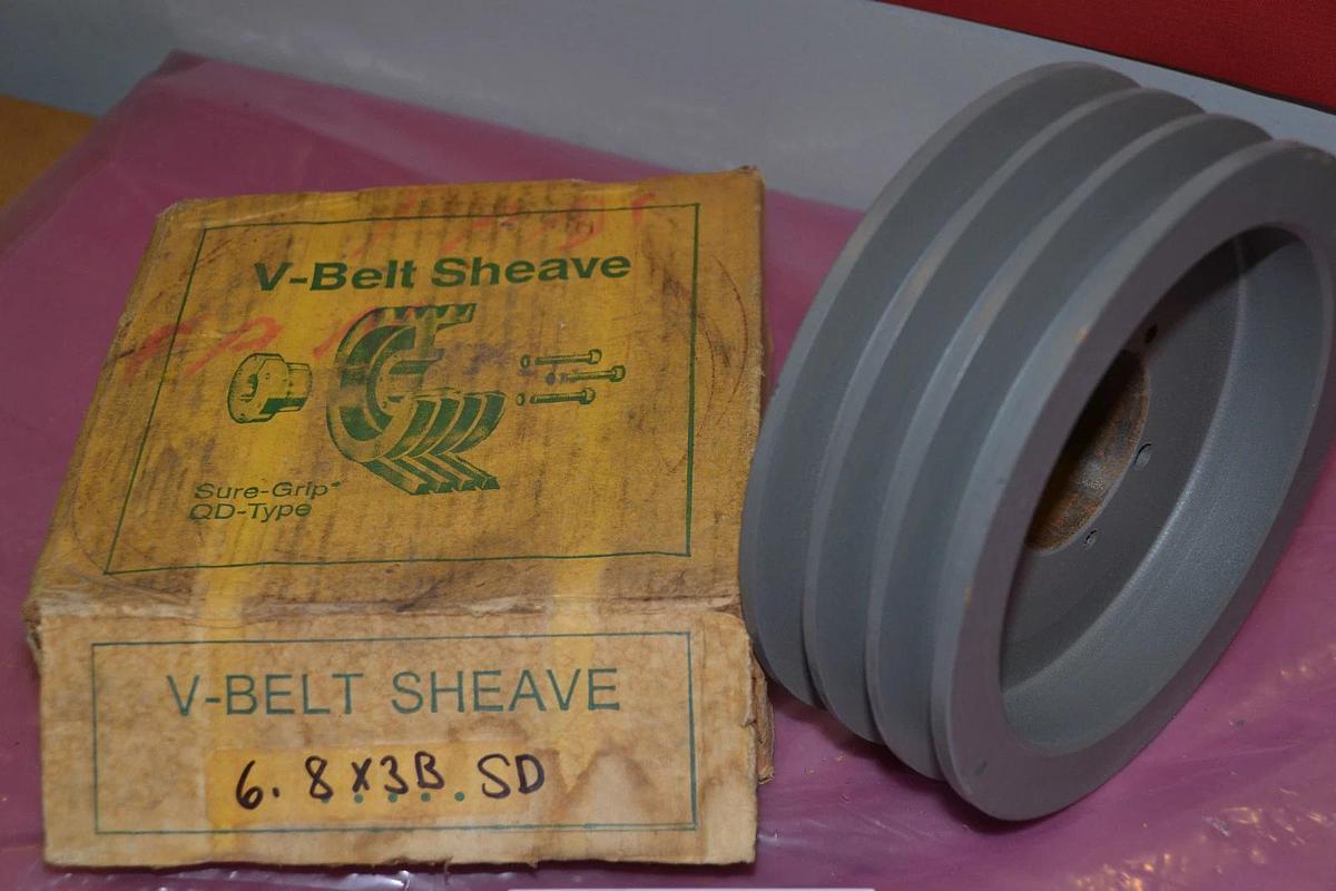 TB Woods V-Belt V Belt Sheave 6.8x3B SD 68X3BSD   NEW
