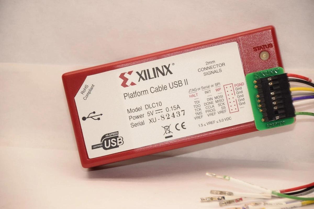 Used XILINX DLC10 5V 0.15A Platform Cable USB II