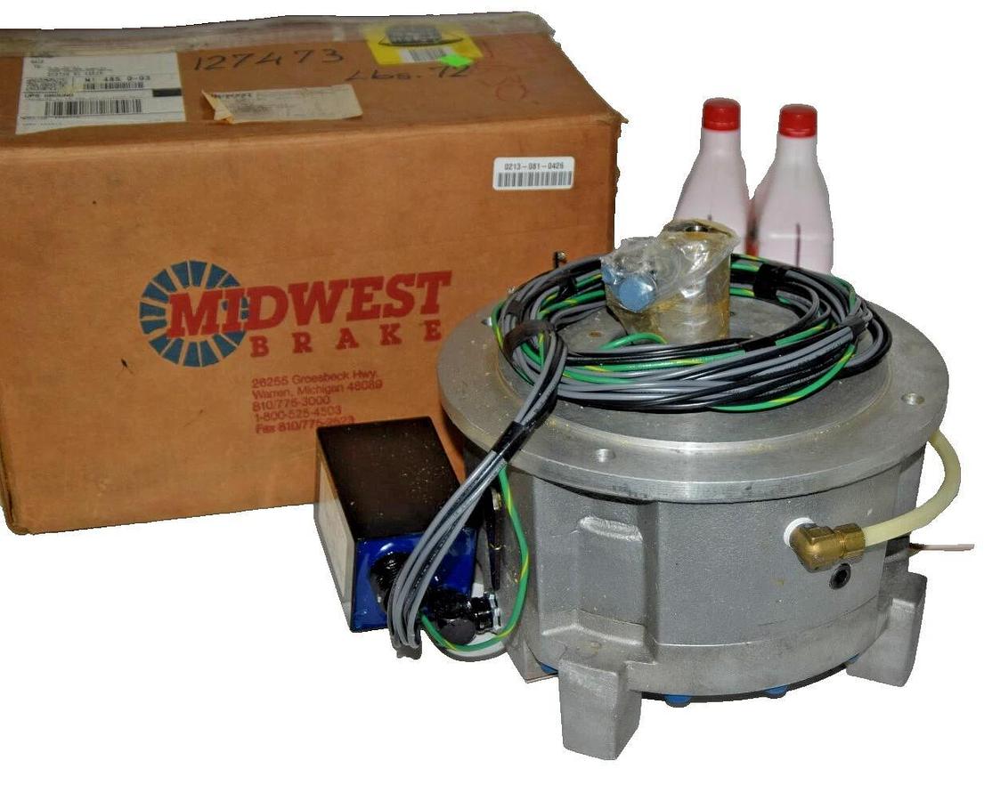 MIDWEST BRAKE 9824H1338338066Y 47 ft lbs 460v 1-1/2" 9824-H1338-3380-66Y NEW