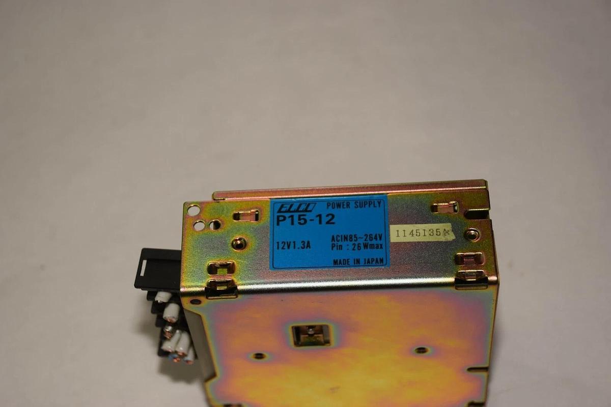 Used Elco Power Supply P15-12 P15 P1512 12v1.3a