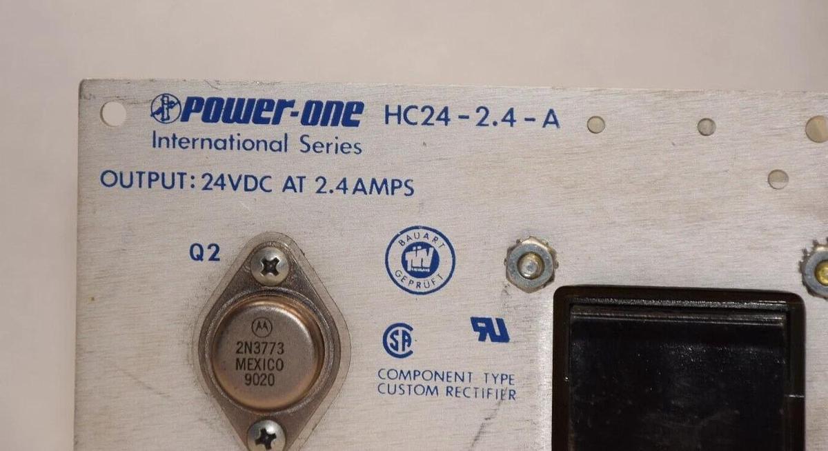 Used Power-One International Ser Power Supply HC24-2.4-A HC242.4A 24vdc at 2.4a