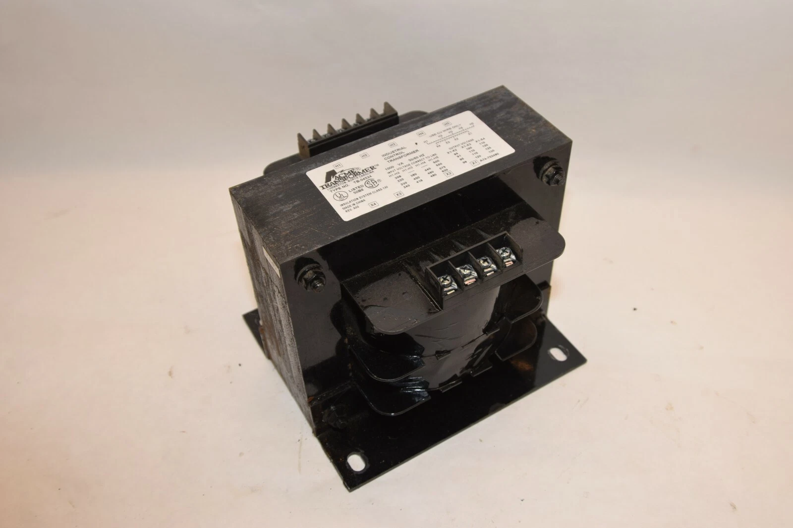 Used ACME TB-54524 TB54524 100Va 50/60Hz Transformer
