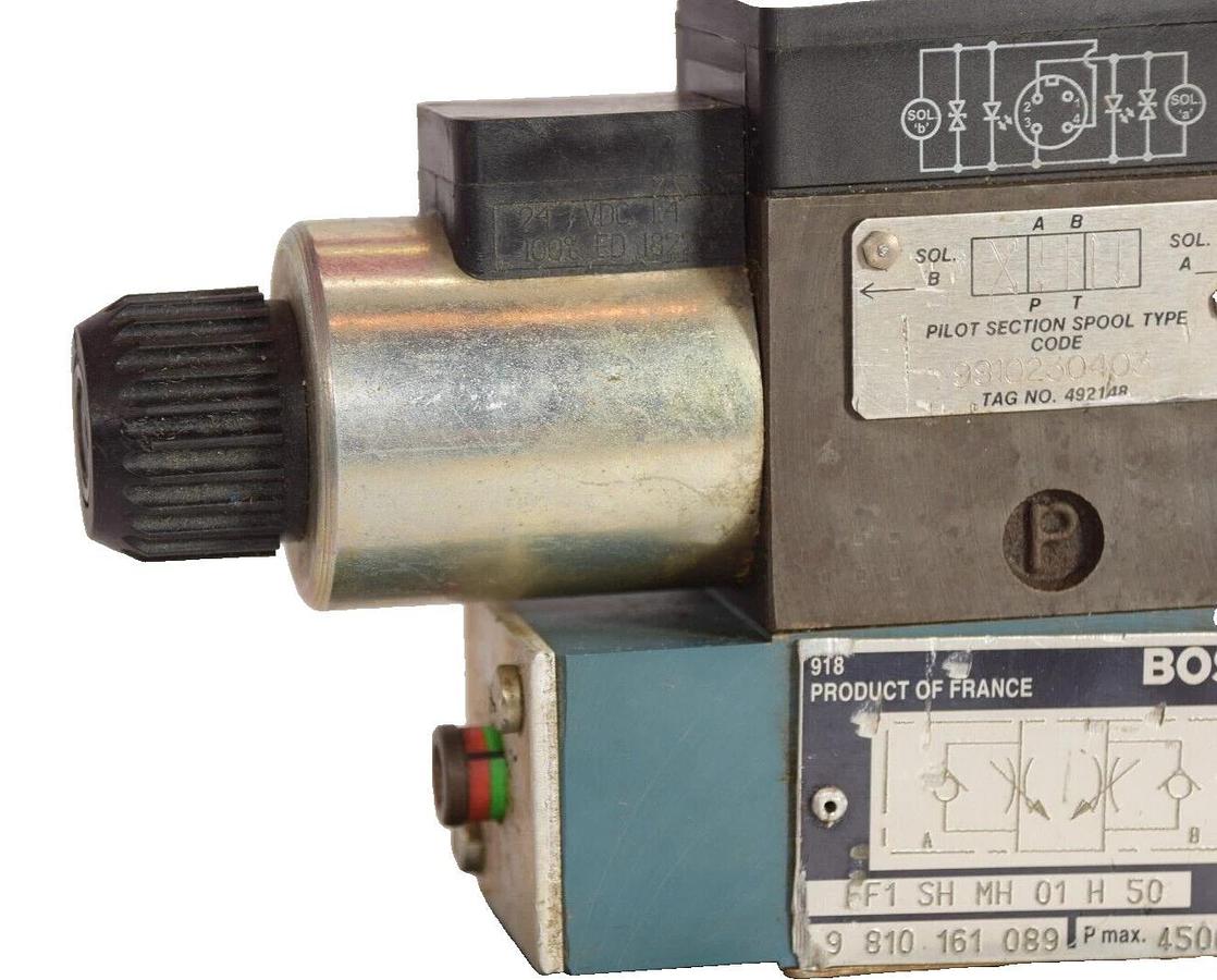 Bosch Valve 081WV10P1V3001PTWC0024/00 E51 9810230611 9810230403  3600psi *NOS*