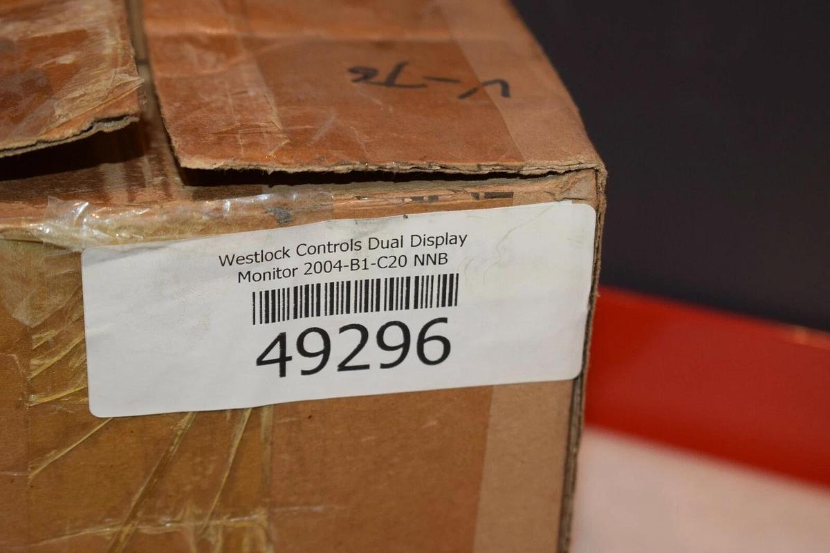 NEW WESTLOCK CONTROLS 2004-B1-C20 2004B1C20 ACCUTRAK DUAL DISPLAY MONITOR