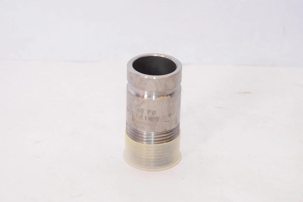 (NEW) Nipple Fitting #140 1/33.7 x 1 NPT Male Threaded Female Adapter Nipple