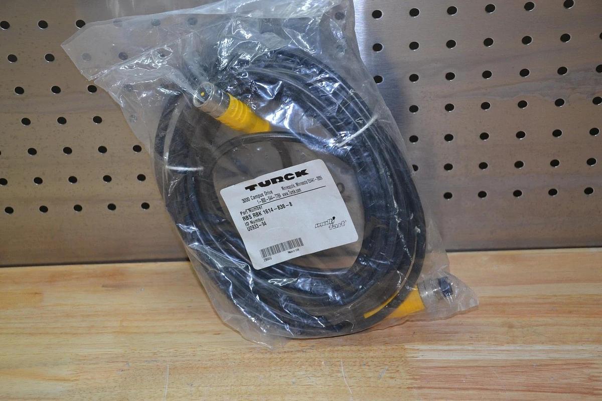 TURCK RBS RBK-1614-836-8 RBS RBK 1614-836-8 U0933-94 CORDSET NEW