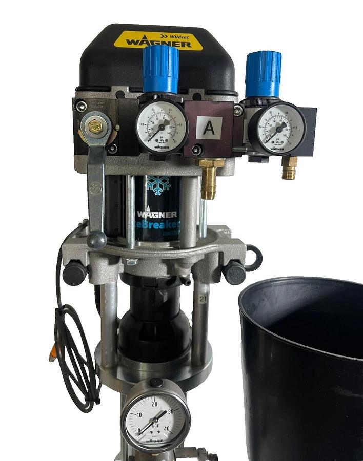 Used Wagner Wildcat Icebreaker 10-70LP Low Pressure Piston Pump 10-70-LP 10:1 4.0MPa
