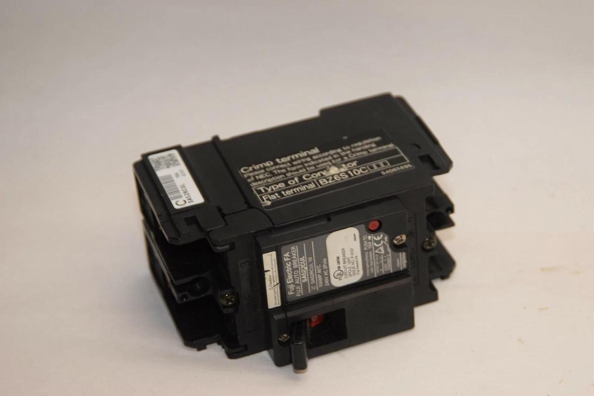 (NEW) FUJI ELECTRIC SA52RCUL 10 10A 10 Amp A 2P 240Vac Circuit Breaker