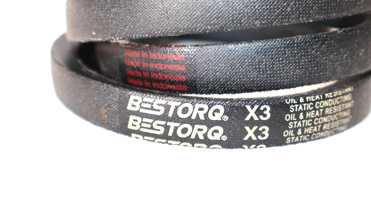 (NEW - Lot of 2) BESTORQ B43 , B-43 , 5L460 X3 V-Belt