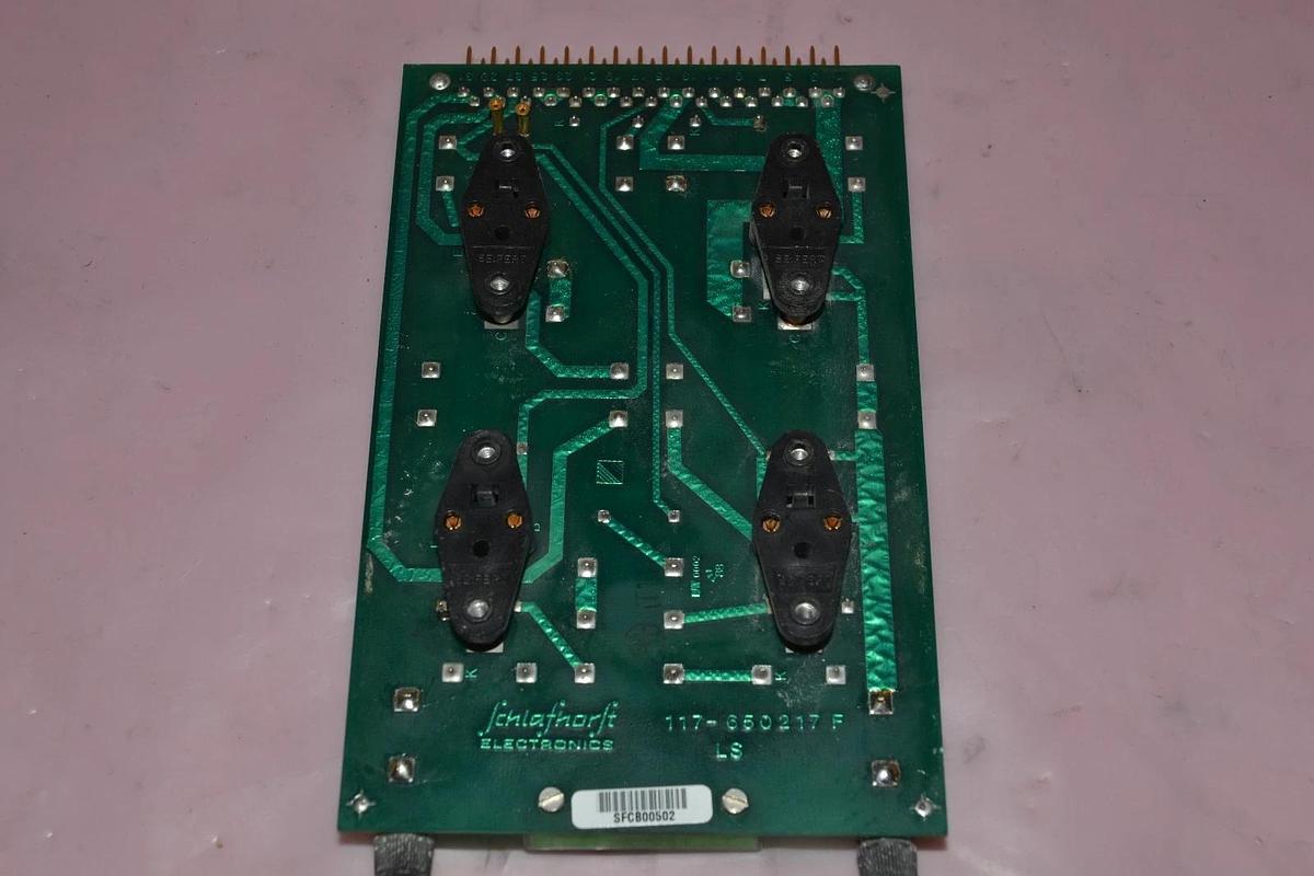 Used SCHLAFHORST ELECTRONICS 117-650 217 F 117650217F PC BOARD