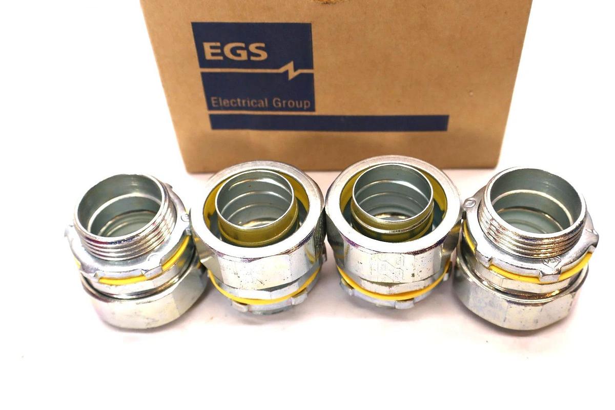 EGS Straight Liquidtight Connector 1" 4QS-100 4QS100 (New - Box of 4)