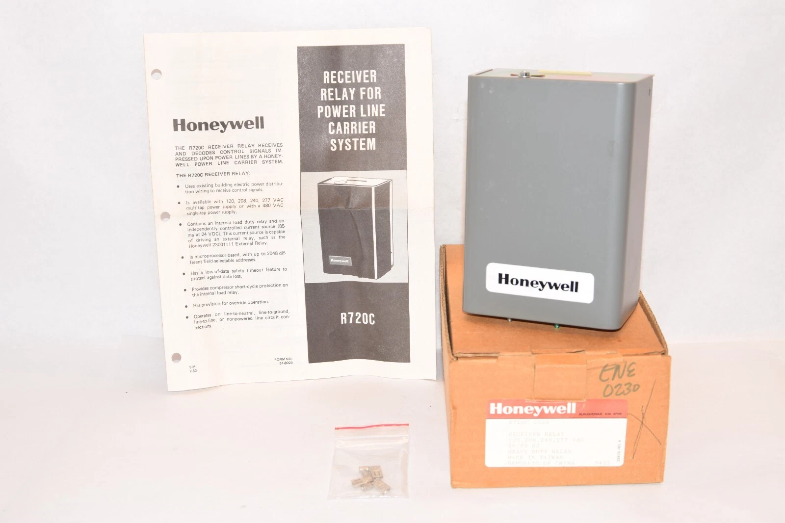 (NEW) HONEYWELL R720C 1009 R720C1009 120V 50/60Hz Receiver Relay