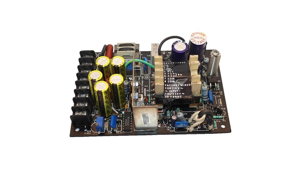 Used Power-One SPL40-1005 , ASSY75490101-V Power Supply Card , Board