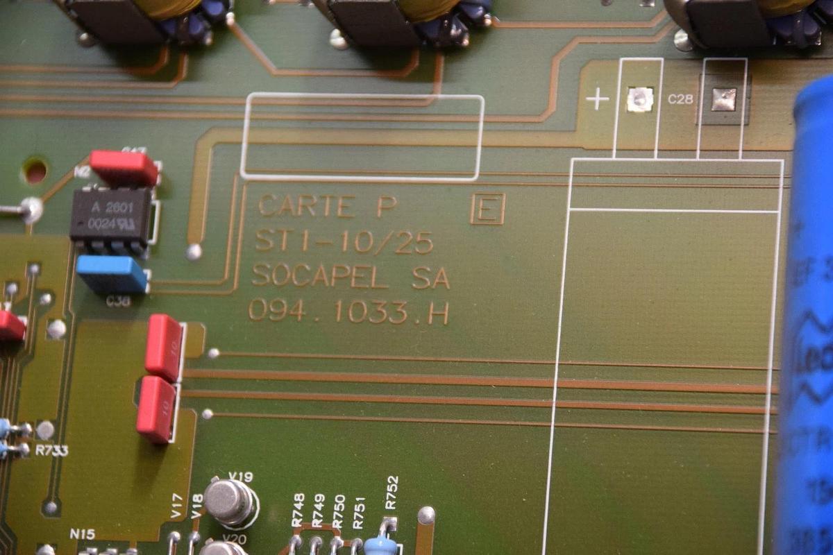 Used Socapel Servo Drive Main Board 024.7036.A  ST1, 10-310 0247036A