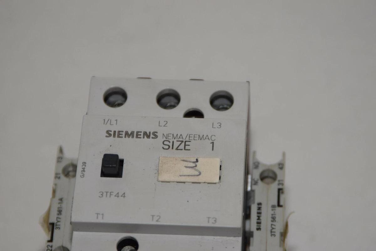 Used SIEMENS 3TF4422-0A..1 Size Sz 1 Starter w/ Overload Relay 3UA55 00-1K* 8-12,5A