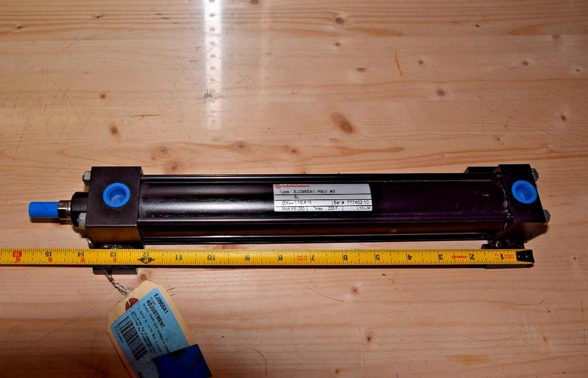 NORGREN EJ0955A1 REV #3 250psi 200F PNEUMATIC CYLINDER  1-1/2 X 10, 10" Stroke