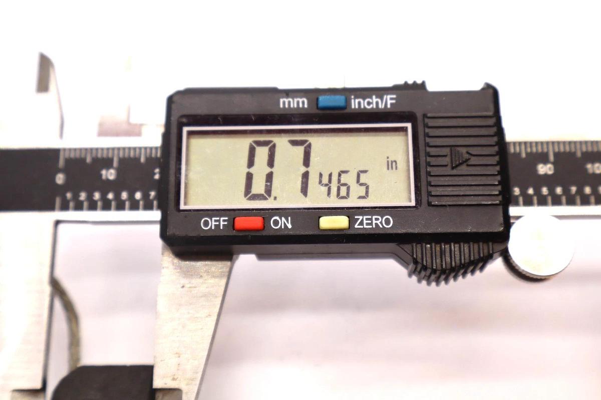 3/4" x 7/16" Carbon Motor Brush 0.7465" x 0.4360"  (New - Lot of 2)