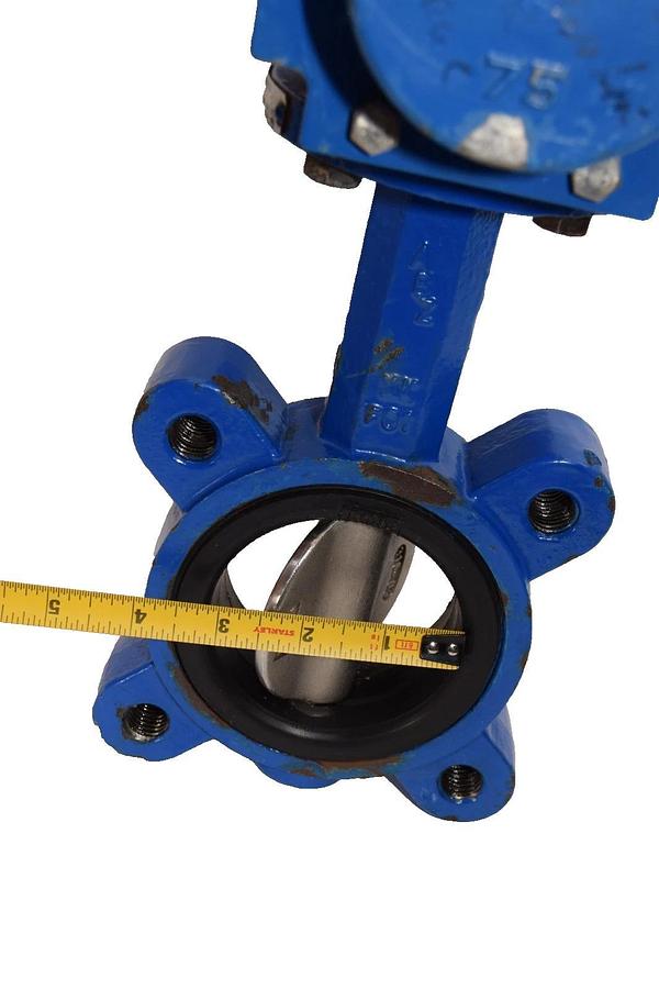 ABZ Valve & Controls DA 75 , DA75 200psi 316SS EPDM 3" Butterfly Valve (New)