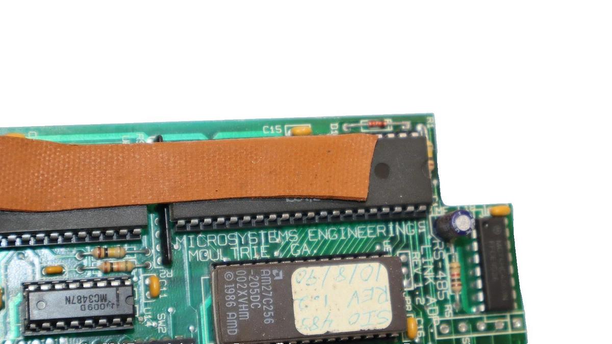 Used Microsystems Engineering RS-485 , RS485 Link ADP Rev 1.2 Circuit Board