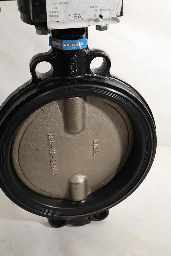 Milwaukee Cast Iron Butterfly Valve MW322E  MW322E AW  10" 10 in  150PSI