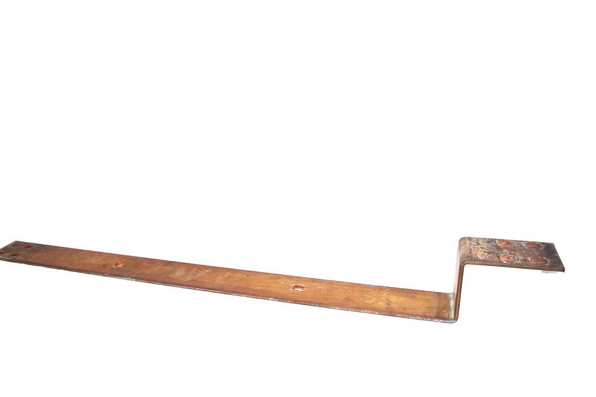 Used 41" x 3" x 1/4" (+4" offset Step) Copper Flat BusBar bus bar buss bar Stock