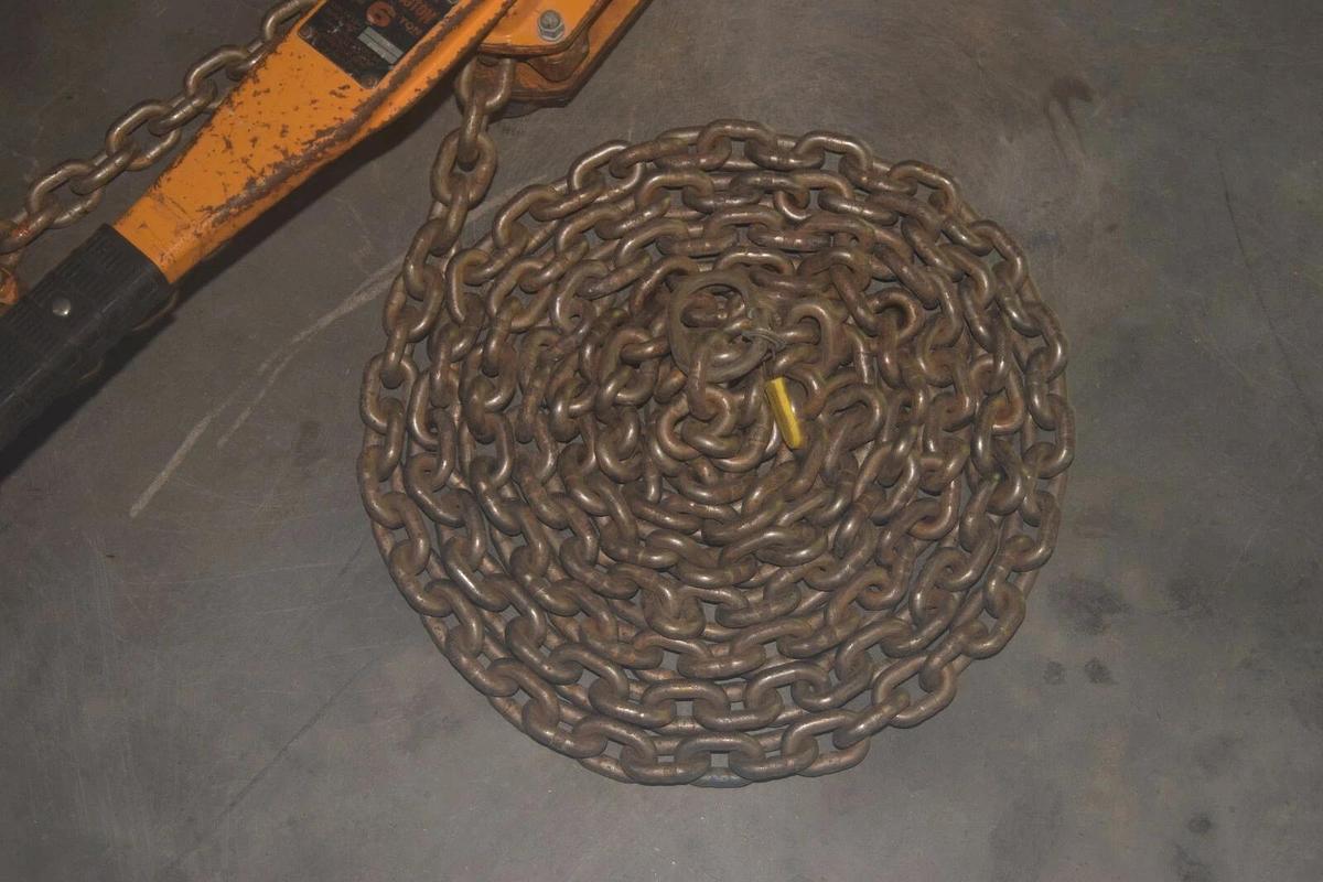 Used Harrington 6 Ton Lever Chain Hoist Come Along LB060 w/ 20ft chain 6Ton 12,000lb