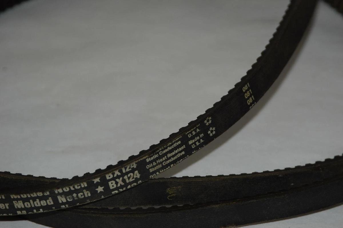 (New) Gates BX124 Tri-Power Molded Notch  V Belt BX 124 BX-124 V-Belt V