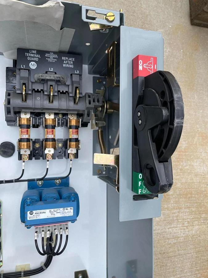 Used ALLEN BRADLEY Motor Control Center MCC Unit 2100D-FJC-24J M-521787 2100