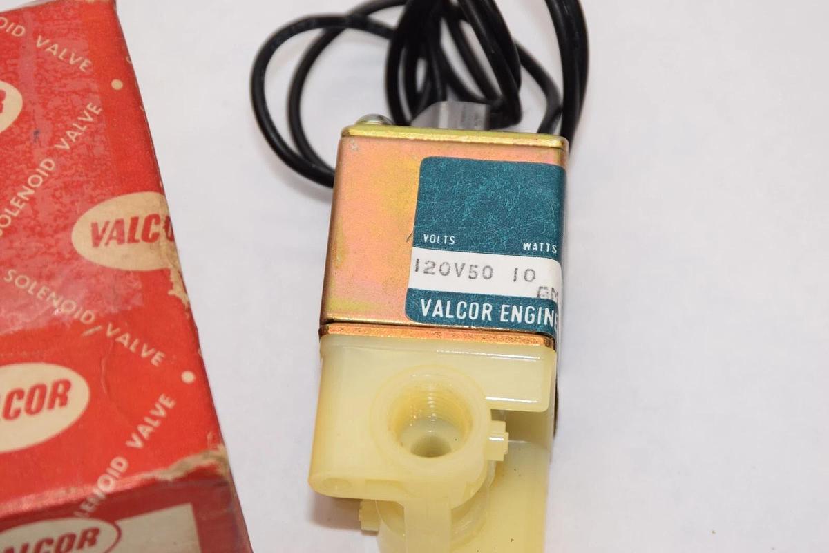 (NEW) VALCOR 54P20050 Solenoid Valve 120V 10W Coil