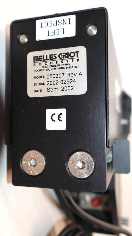 Used MELLES GRIOT 050307 Rev A Machine Vision Camera