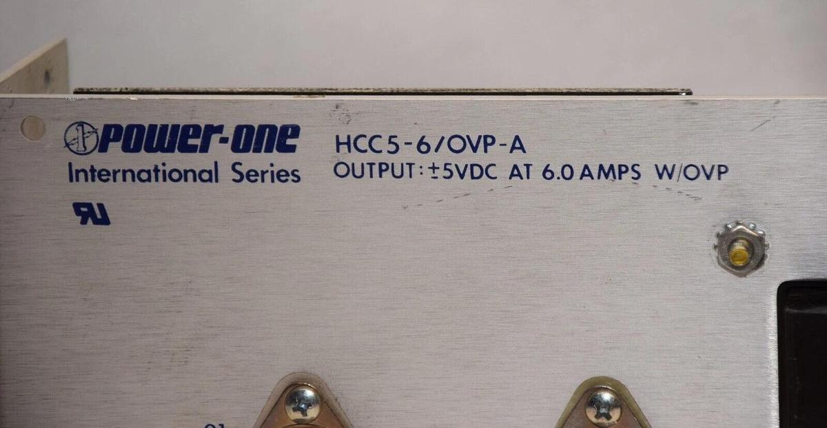 Used Power-One Power Supply International Series HCC5-6/OVP-A 5vdc @ 6a