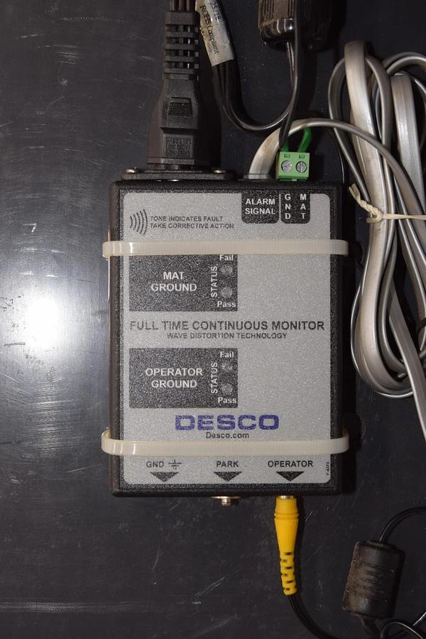 Used DESCO EMIT ESD MFD Tester Continuous Monitor Monitoring System ASK-36689
