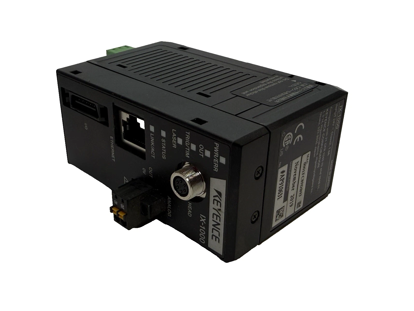 Used KEYENCE IX-1000 IX1000 Laser Sensor Amplifier Unit IX 1000