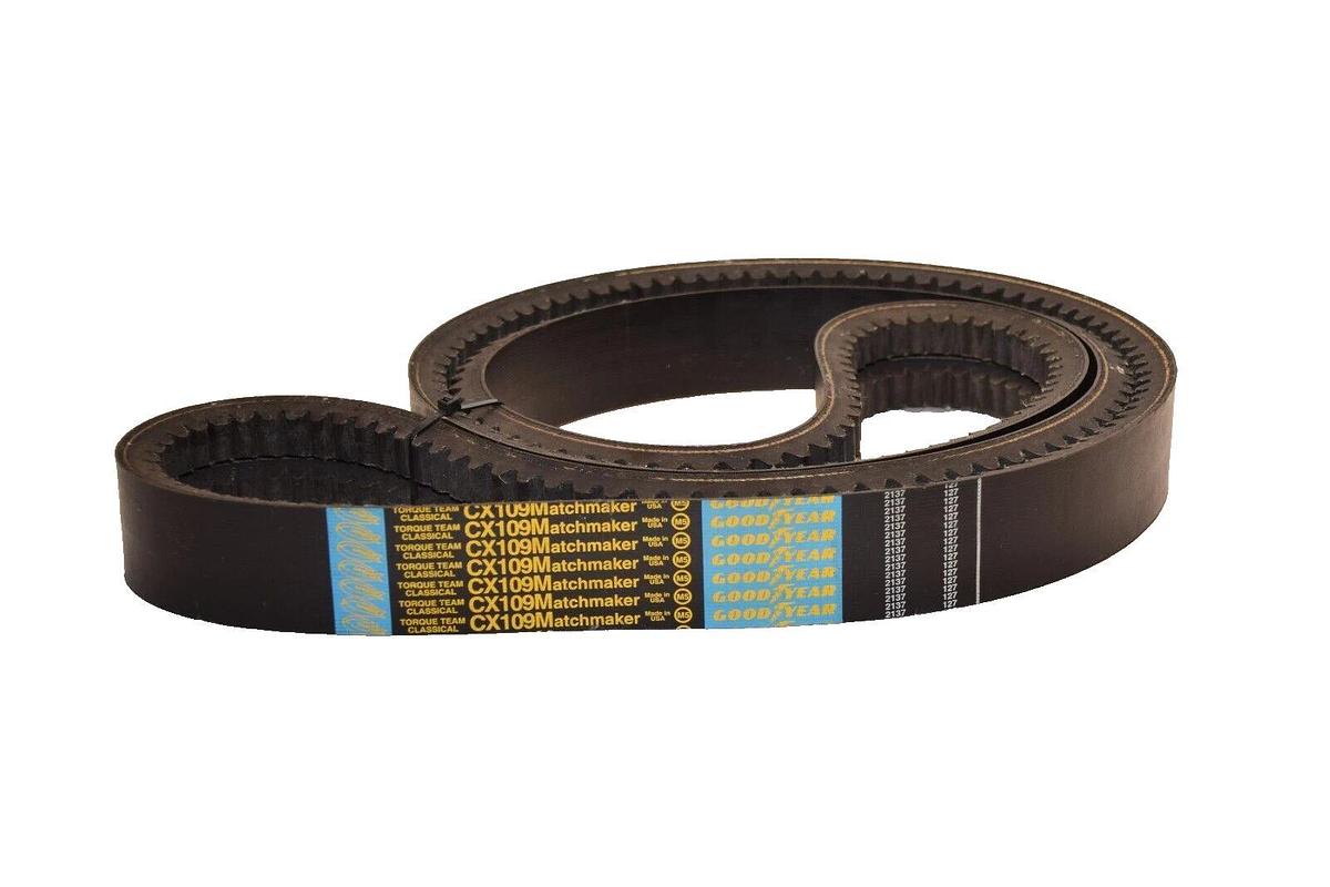 GOODYEAR 2-Rib Cogged Matchmaker V-Belt CX109 2/CX109 CX109/2 CX109-2 USA (NEW)