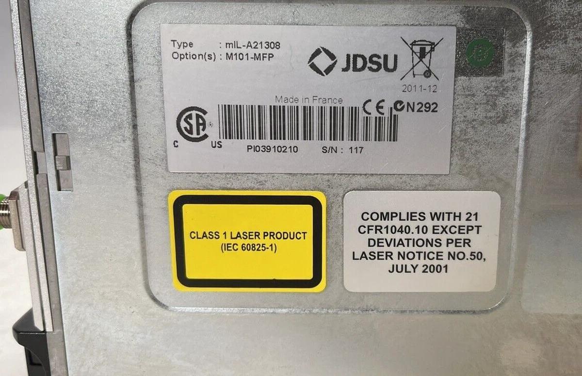 Used JDSU IL Meter mIL-A21308 Laser Module  mIL-A2  M101-MFP for MAP-200