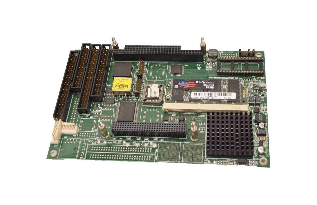 Used WINSYSTEMS SAT-520-PLUS Rev C , 400-0310-000C Circuit Board W 64MB Memory Board