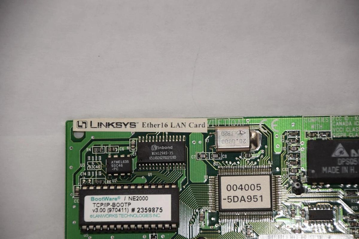 Used LINKSYS KA2APC20001 Ether16 LAN Card Board