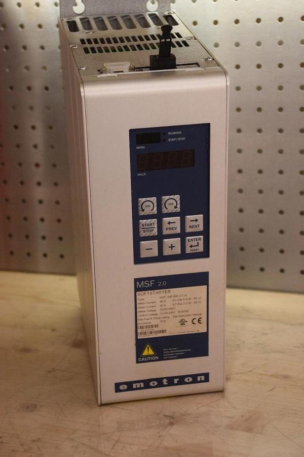 Used EMOTRON MSF045 MSF-045 690 2 C-N MSF 2.0 SOFTSTARTER DRIVE MSF-0456902C-N