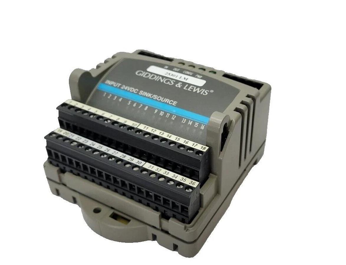 Used Giddings & Lewis Input 24vdc Sink Source M.1300.7372.R1 M 1300 7372 R1 *AS-IS*