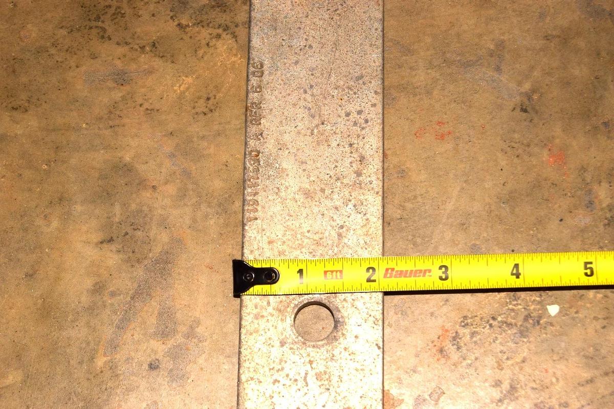 Used 119117590 66" x 2" x 1/4" Copper Bus Bar Ground