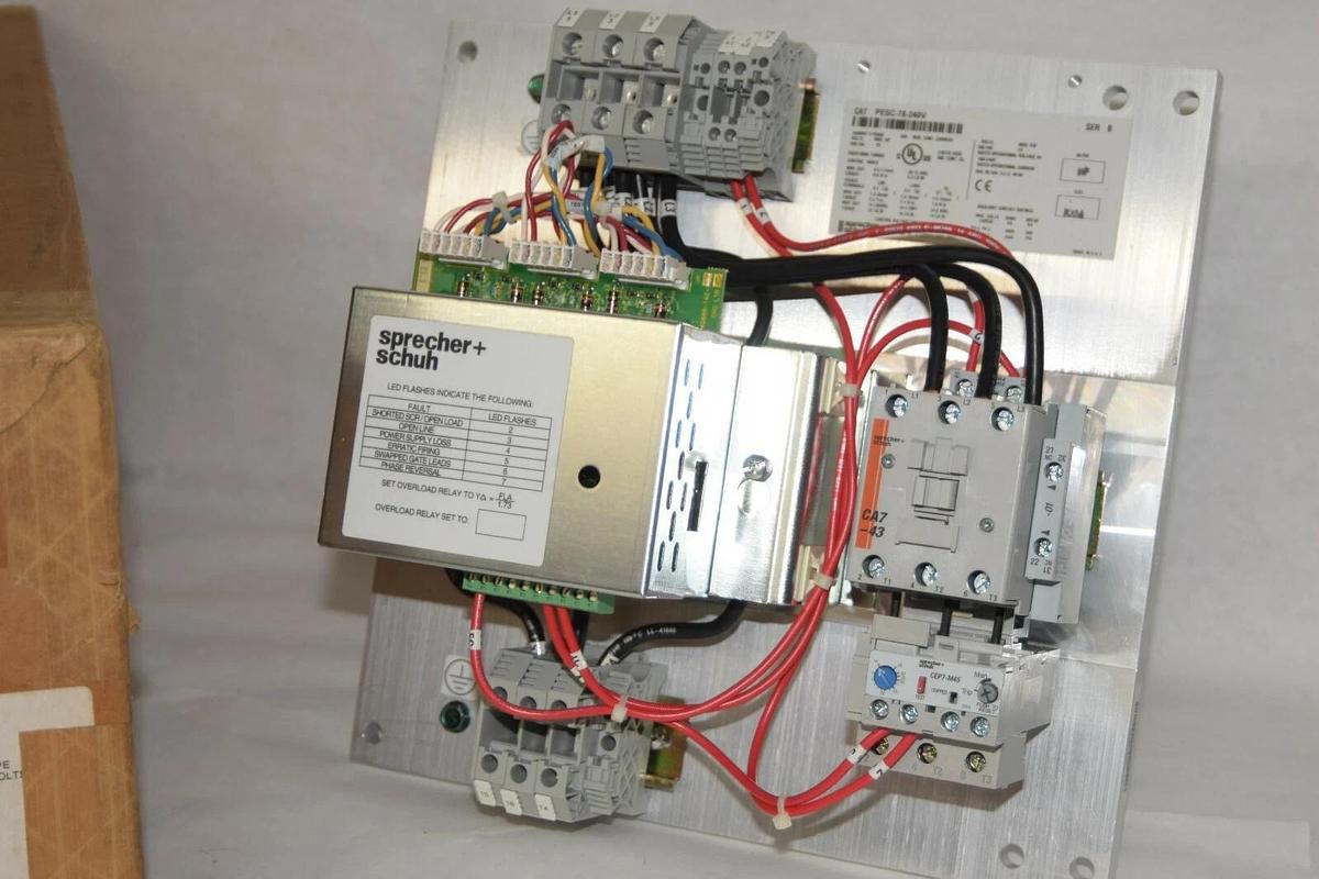 (NEW) SPRECHER + SCHUH PESC-78-240V 200-240V 3PH 50/60Hz Smart Motor Controller