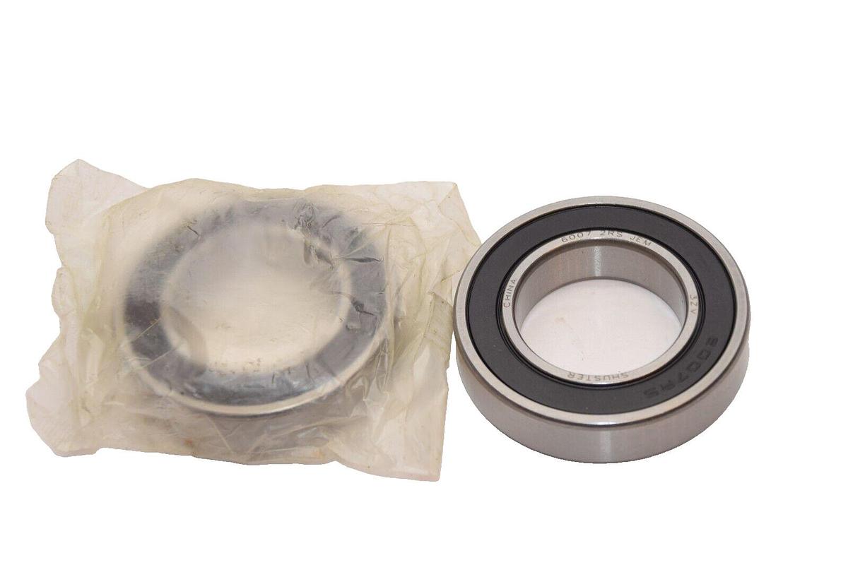 (NEW - Lot of 2) SHUSTER 6007 2RS JEM , 6007/2RS/JEM Bearing
