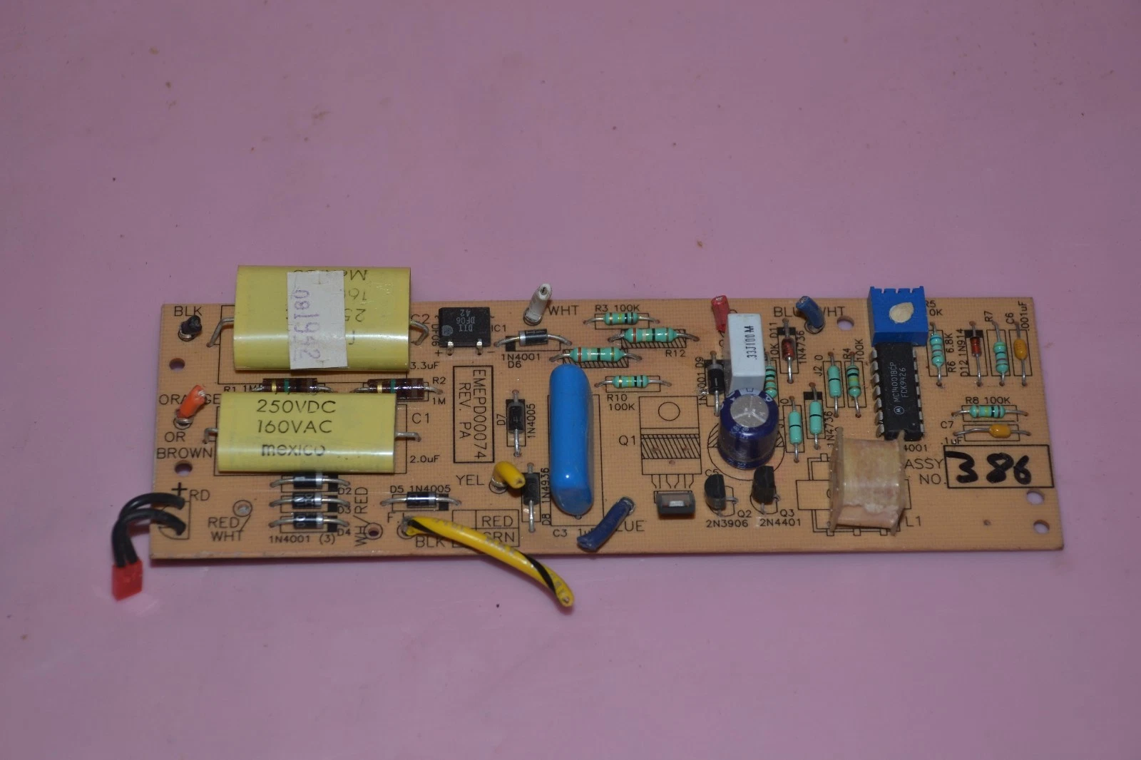 Used PHOTO CIRCUIT BOARD EMEPD00074 REV. PA SYT5