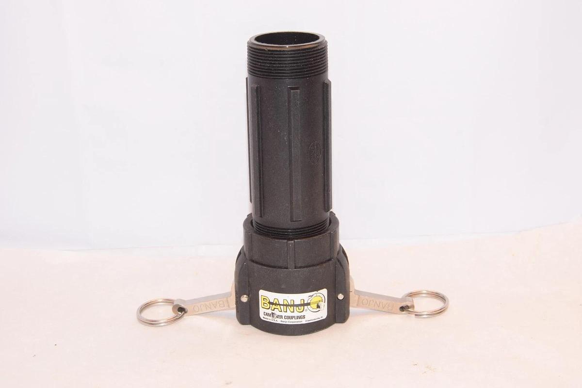 (NEW) BANJO 200D X001TTRWCL 2" Coupler With 4" Long Adapter