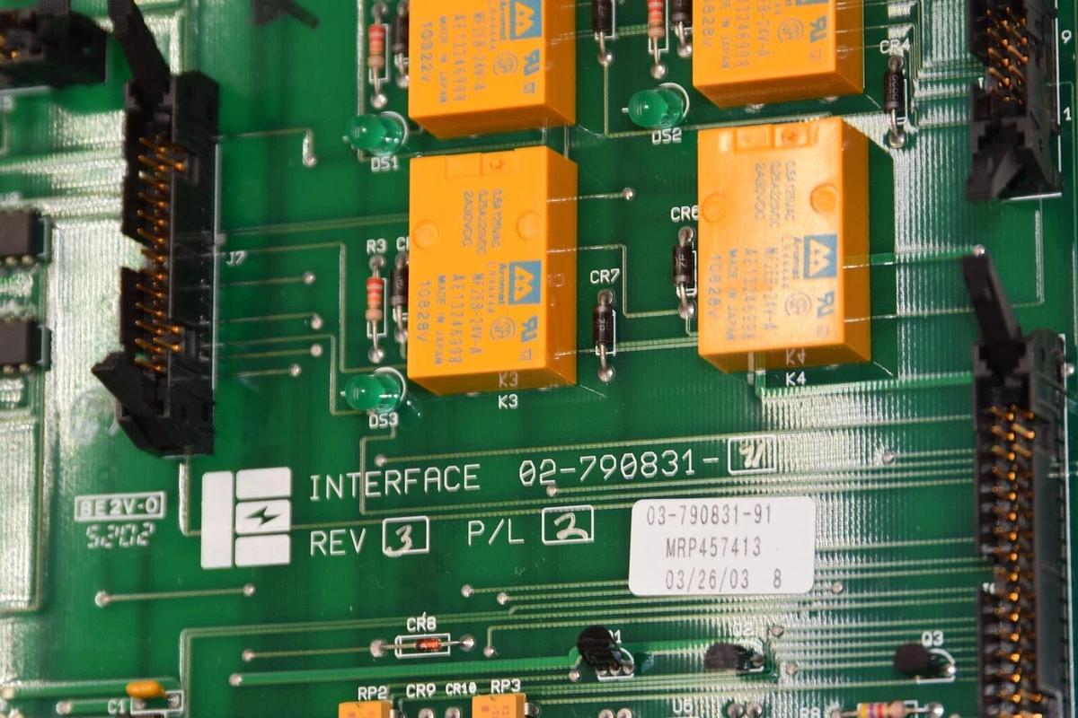 Used IE 02-790831-91 Rev 3 P/L 2 Interface Circuit Board