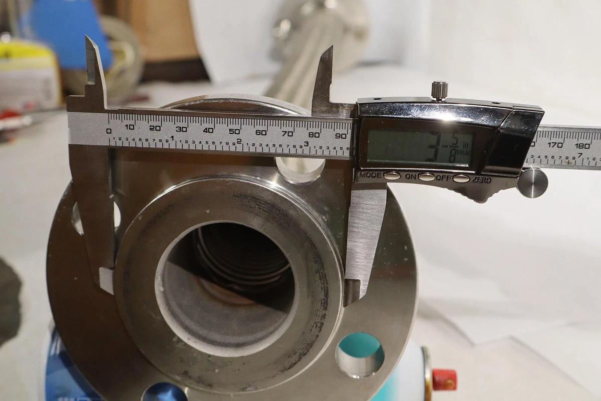 Used 2" x 36" SS Stainless Flexible Braided Hose Flange 150 SA/A182 F304/304L B16.5