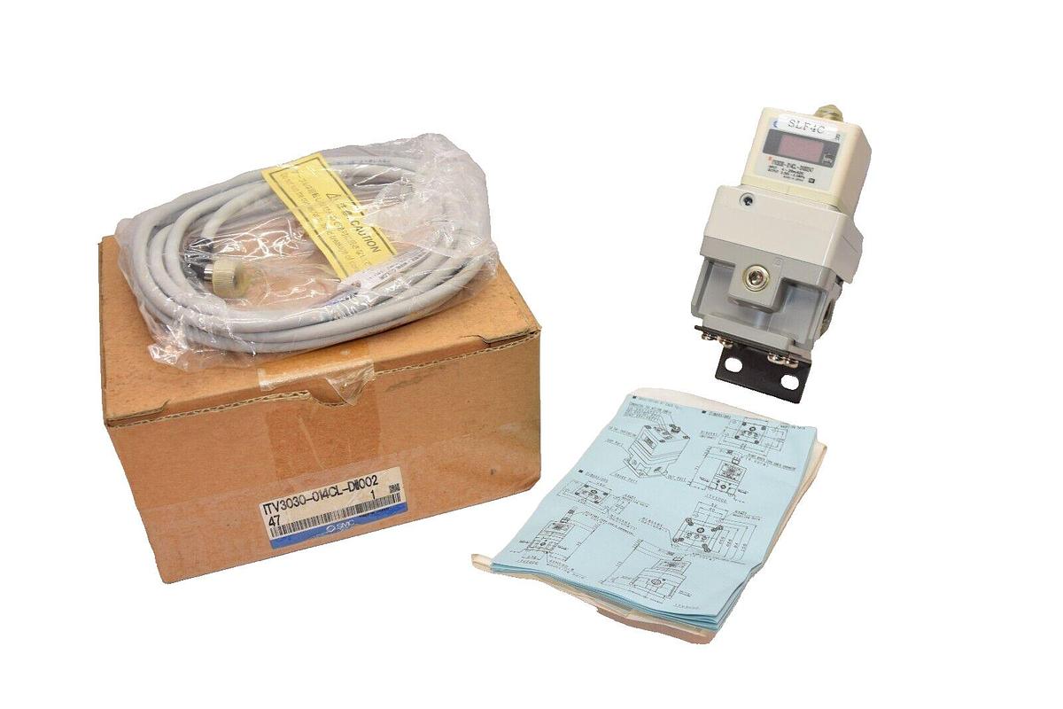 (NEW) SMC ITV3030-014CL-DII00247 4-20mADC 0.005-0.5MPa Proportional Valve