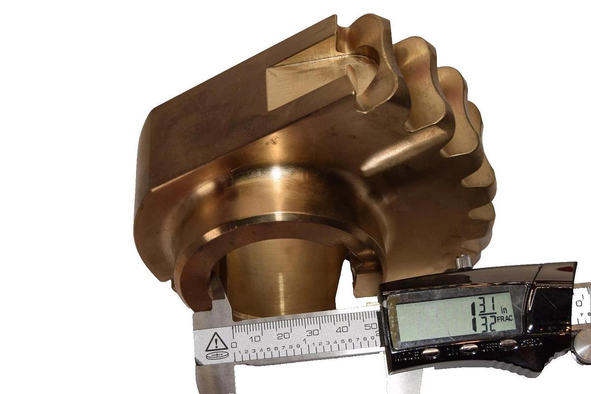 Kikusui 025-RR208010 RR208010 Main Pressure Libra Adjusting Worm Wheel Brass NEW