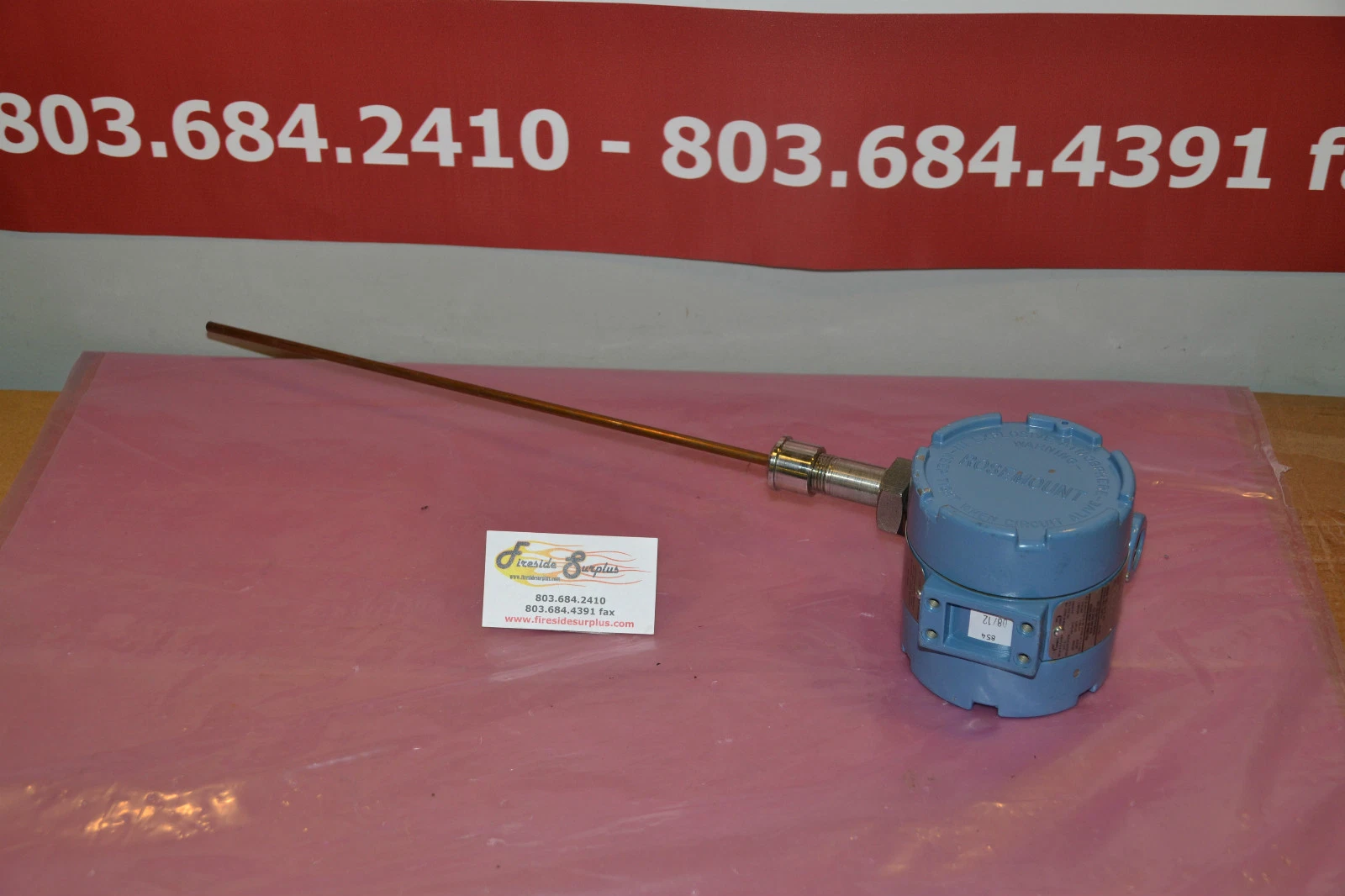 Used Rosemount 0444RL 1U1A1E5 Temperature Transmitter 0-75c 0444RL2U1A1E5