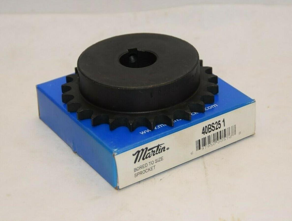 (NEW) MARTIN 40BS251 1" Bore 25 Teeth Sprocket